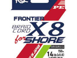 【よつあみ】FRONTIER BRAIDCORD（ブレイドコード） X8 for SHORE 入荷！