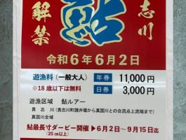 貴志川の鮎遊漁券届きました♪