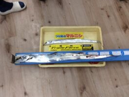 【タチウオダービー】下津エリアで91ｃｍ！テンヤです。